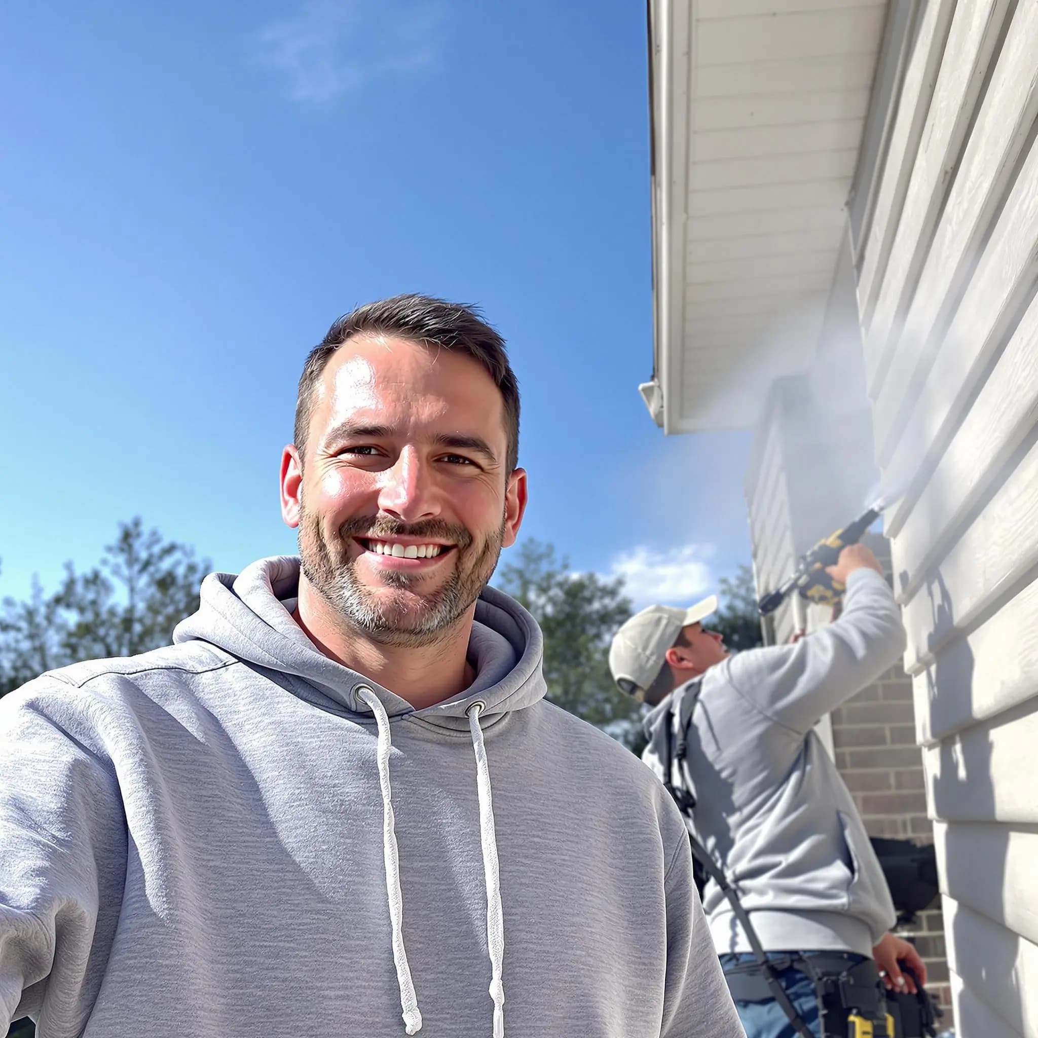 The Avon Lake Power Washing team.